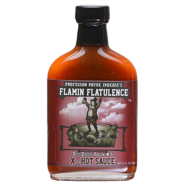 Professor Payne Indeass's Flamin' Flatulence X- Hot Sauce Butt Blazin Recipe #5