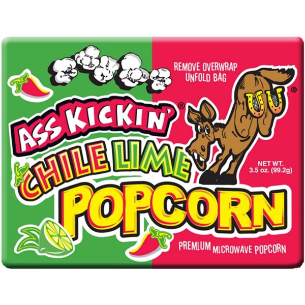 Ass Kickin' Microwavable Chile Lime Popcorn