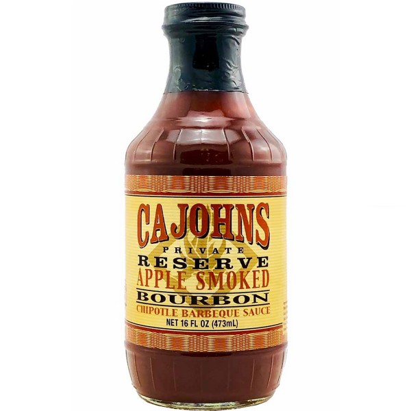 Cajohn's Apple Smoked Bourbon Chipotle BBQ Sauce