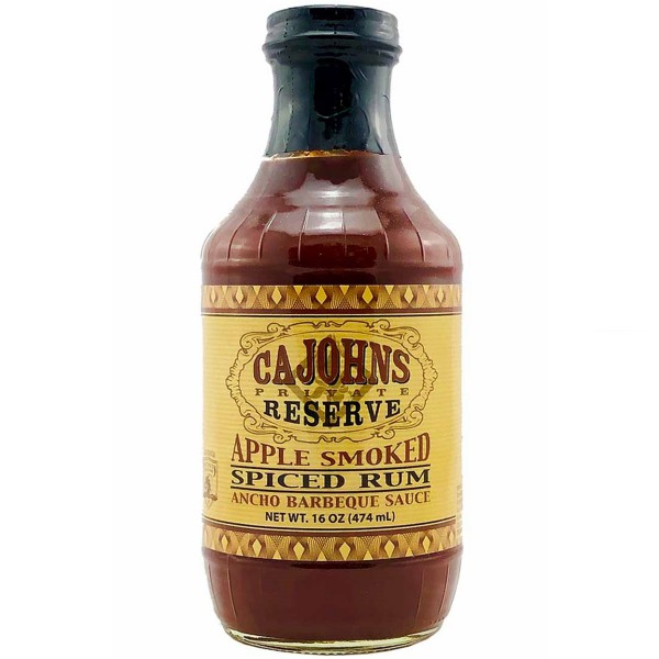 Cajohn's Apple Smoked Spiced Rum Ancho BBQ Sauce