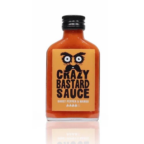 Crazy Bastard Ghost Pepper & Mango Hot Sauce