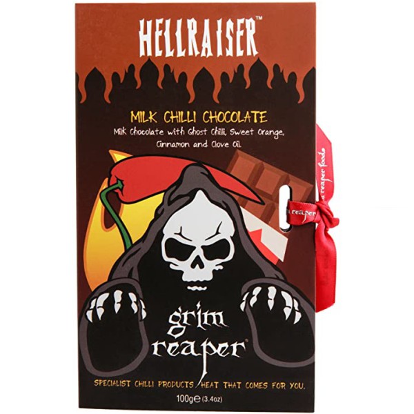Grim Reaper Foods Hell Raiser Milk Chilli Chocolate