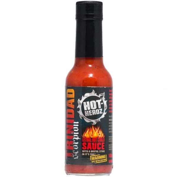 Hot-Headz! Trinidad Scorpion Hot Pepper Sauce