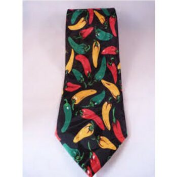 Multi Coloured Chilli Design Neck Tie