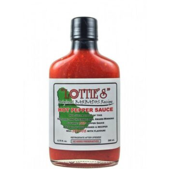 Lottie's Original Barbados Recipe Red Hot Pepper Sauce