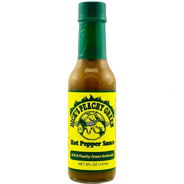 Dirty Dick's Peachy Green Hot Pepper Sauce