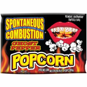Spontaneous Combustion Ghost Pepper Microwaveable Popcorn!