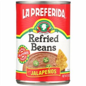 La Preferida Refried Beans With Jalapenos